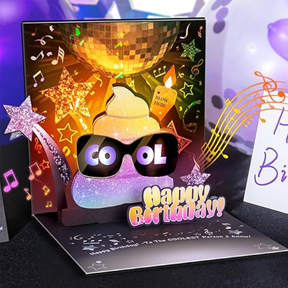 4 Tarjetas De Cumpleaños 3D Pop Up Tarjetas De Felicitación De Cumpleaños Hechas A Mano Tarjetas