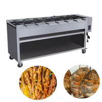 Barbecue spécial au charbon de bois, grill à hamburgers, grill rotatif