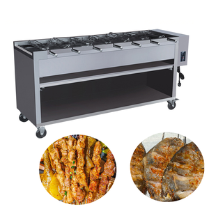 Barbecue spécial au charbon de bois, grill à hamburgers, grill rotatif - Product Image 1