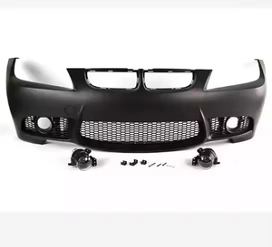 Kit Paraurti Anteriore e Posteriore E90 di Fabbrica per <span class=keywords><strong>Auto</strong></span>, Kit Carrozzeria E90 Aggiornamento Look M3 con Fendinebbia per BMW Serie 3 E90 2005 2006 2007 2008-2012 - Product Image 1