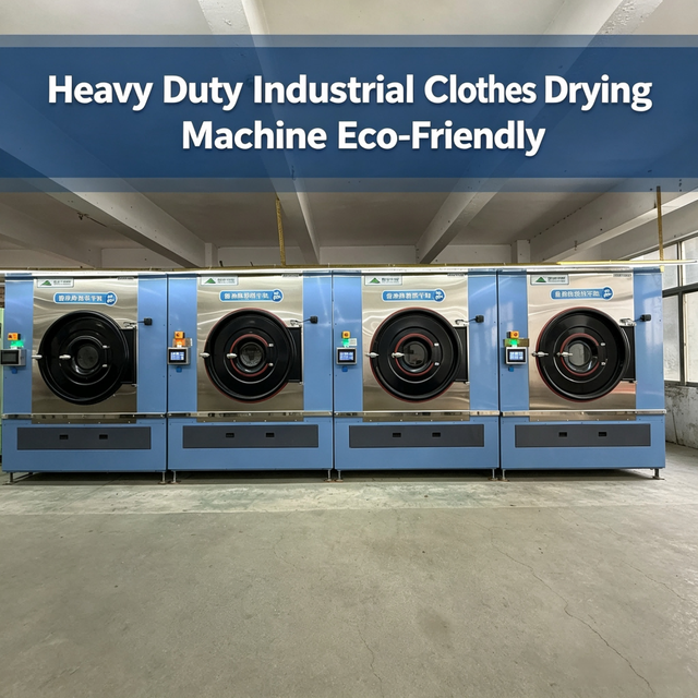 100kgs Industrial Clothes Drying Machine Ultra High Temperature Power Saving Heavy Duty Textile Dryer