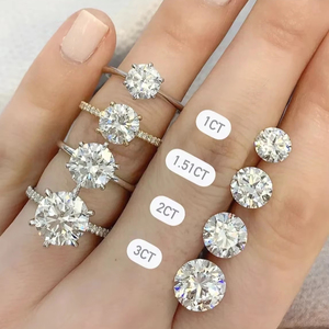 Chất lượng cao 1CT 1.5ct phòng thí nghiệm phát triển VS1 VS2 kim cương tuyệt vời cắt rời tự nhiên IGI gia chứng nhận VS rõ ràng hpht cvd - Product Image 1