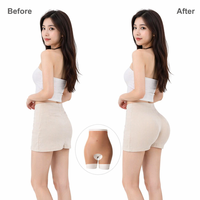 Leggings taille haute amincissants pour le ventre avec rembourrage fessier en silicone, grande taille pour femmes