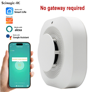 Détecteur intelligent WiFi, application Smart Life, compatible avec <span class=keywords><strong>Google</strong></span> Assistant Alexa, système <span class=keywords><strong>de</strong></span> sécurité incendie, capteur <span class=keywords><strong>de</strong></span> <span class=keywords><strong>fumée</strong></span>, fonctionne avec Tuya - Product Image 5