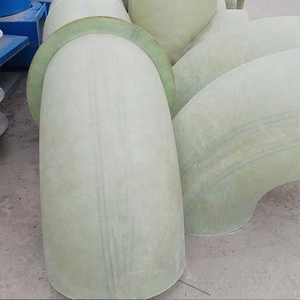 Codo FRP resistente al ácido Codo de tubo GRP para tuberías industriales de galvanoplastia - Product Image 1