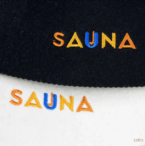 Chapeau de sauna en feutre de qualité supérieure pour femmes hommes, <span class=keywords><strong>bonnet</strong></span> de <span class=keywords><strong>bain</strong></span> réglable en pure laine 100%, accessoires de protection pour hammam pour spa, sauna - Product Image 2