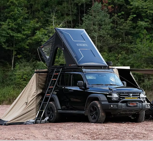เต็นท์หลังคารถทรงสามเหลี่ยม ADA OVERLAND รุ่น Slim Hard Rooftop Tent ดีไซน์ ABS แบบรวมติดตั้งง่าย กันฝน สำหรับการตั้งแคมป์บนรถยนต์ - Product Image 1