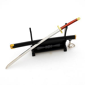 Offre Spéciale – Porte-clés Épée Katana Okkotsu Yuta Jujutsu Kaisen en Métal de 22 cm pour Hommes – Idéal Cosplay, Jouet, Bijou, Cadeau - Product Image 1