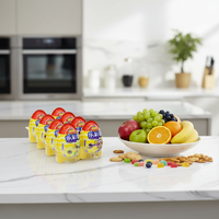 Ventes Flash Usine : Mini Tasses de Chocolat Personnalisées OEM, Biscuits Solides au Goût Chocolat Sucré, Thème Dessin Animé pour Enfants, Idéales pour les Goûters