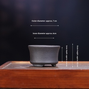 Offre Spéciale – Pot à Bonsaï Carré en Argile Violette Qiaoyi Yixing, Fait Main, Écologique, Sculpté à la Main, Petit Pot d'Intérieur Style Chinois - Product Image 5