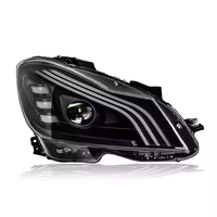 Accesorios para Automóviles GZYLC, Faro Delantero LED para Mercedes Benz Clase C W204 C200 C260 2012-2014, Faro Delantero LED Mejorado Estilo Maybach