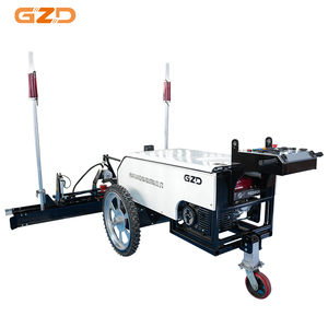 Machine de nivellement de sol en béton GZD Road Machinery, quatre roues, automatique, laser, vibrante, pour le lissage des sols - Product Image 1