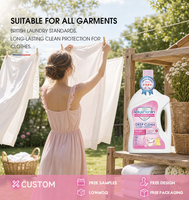 Aojie Premium OEM ODM Vente en gros Marque britannique Liquide lessive jetable parfum jasmin frais pour vêtements NETTOYAGE PROFOND 15-30%