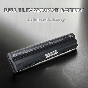 Batterie d'ordinateur portable de remplacement Li-ion 11.1V 5200mAh polymère pour les séries Latitude E6420/E6430/E6520/E5420/E5520 - En stock - Product Image 1