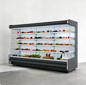 Congelador Comercial para Exhibición, Refrigerador Abierto Multideck para Supermercados con Cortina de Aire para Frutas y Verduras - Product Image 6