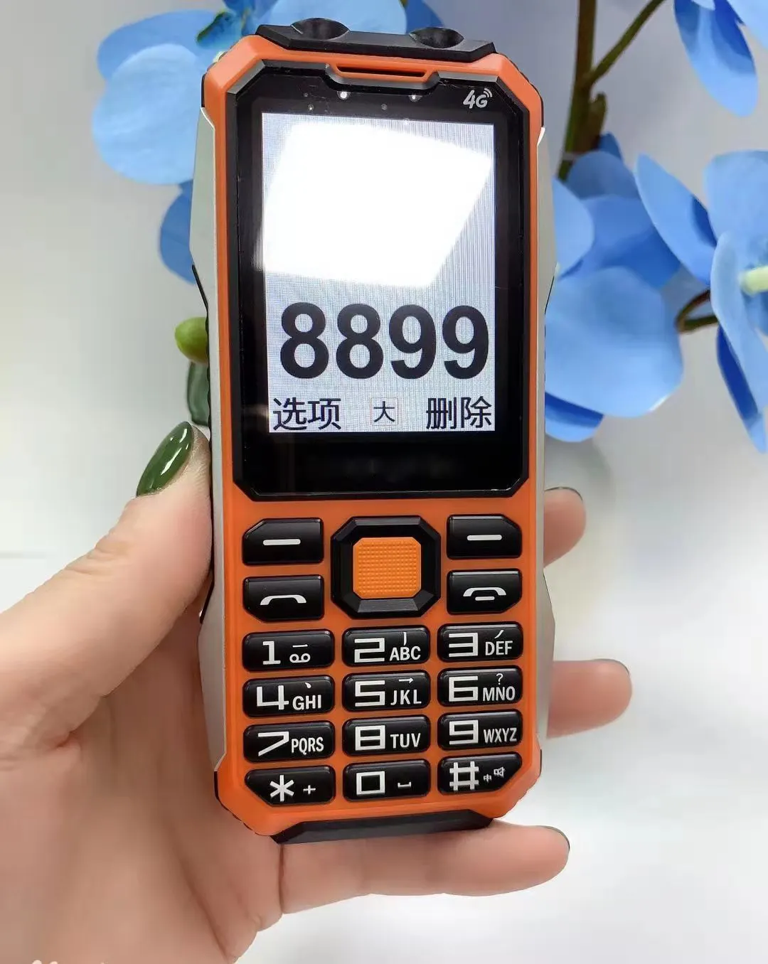A6 + прочный мобильный телефон IP67 Водонепроницаемый 6800 мАч большая батарея 6800 мАч Мобильный телефон внешний аккумулятор телефон с двумя sim-картами