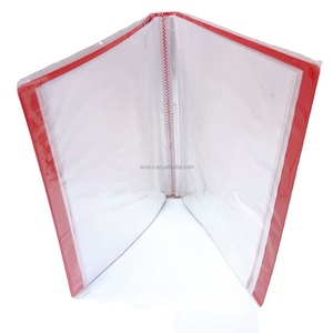 Bon prix Bureau école papeterie plastique étanche durable souple format A4 transparent 40 poches Afficher les dossiers - Product Image 2