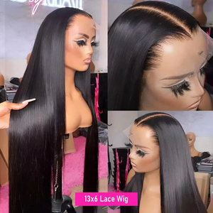 100% brésilien vierge de haute qualité cheveux humains Style droit 180% densité 13x4 Transparent HD brun <span class=keywords><strong>clair</strong></span> Long - Product Image 4
