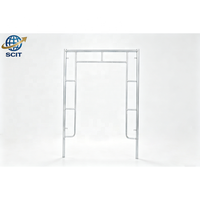 Système de plateforme de peinture robuste en acier réglable, échelle de type H, échafaudage mobile pliable pour maçon