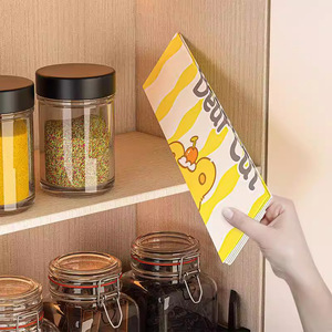 Dear Cat Kitchen Wall Mounted Garbage Bag Holder Large Capacity Cartoon Mesh Bag For Storage - Product Image 2