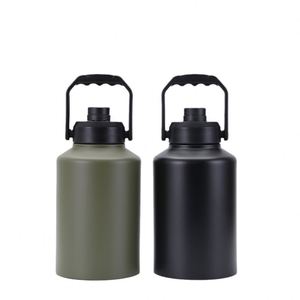Bouteilles isothermes sous vide en acier inoxydable personnalisées de 64 oz et 128 oz pour la gym et le sport, grande capacité - Product Image 2