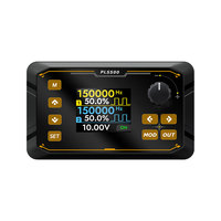 Junctek PLS500 DC 5V-24V Generador de Señal PWM de Doble Canal, Digital, Ajustable, con Tiempo Muerto Programable, 1Hz~500kHz