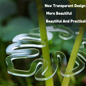 Support de croissance réutilisable <span class=keywords><strong>en</strong></span> acrylique transparent pour tiges de plantes Monstera, supports fixes pour plantes <span class=keywords><strong>en</strong></span> <span class=keywords><strong>pot</strong></span> - Product Image 5