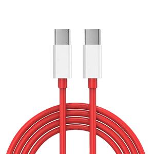 65W Tipo-C a Tipo C PD 6A Cable de datos de carga rápida Cable de <span class=keywords><strong>cargador</strong></span> rápido USB para <span class=keywords><strong>One</strong></span> <span class=keywords><strong>Plus</strong></span> <span class=keywords><strong>6T</strong></span> 7Pro 8T - Product Image 1