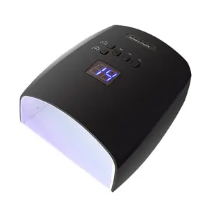 66W Professionele Concurrerende Prijs Private Label Led Uv Nagellamp Draagbare Draadloze Oplaadbare UV-Lijm Uithardende Lamp Voor Nagel