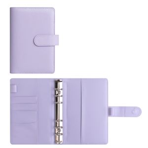 Pochettes de classement X515 A6 en PVC dépoli avec fermeture éclair pour argent et budget - Product Image 3