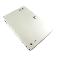 Gofern CCTV Camera AC/DC Power Supply Box 30A 18CH 12V Multiple Output Power Supply Switch