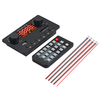 JXBL JX-Y10 2.1 2x40W+80W 12V Decodificador Estéreo Clase D para Placa Amplificadora de Potencia Digital 5.0 Compatible con Pantalla