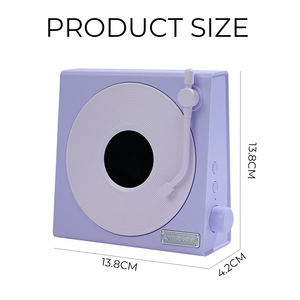 Retro Desktop Hifi per Altoparlante con Display Dinamico Fluttuante per <span class=keywords><strong>Testi</strong></span>, Modalità Rumore <span class=keywords><strong>Bianco</strong></span>, Timer Integrato, Marchio OEM, ABS - Product Image 5