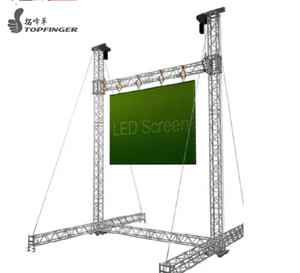 Topfinger High Quality TFR018 Portable Aluminium Modular Structure <b>Stage</b> <b>Lighting</b> Truss Quick Installation Silver/Black - Product Image 2