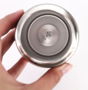 Çift duvar kahve seyahat termal yalıtımlı kupalar 304 paslanmaz çelik mat siyah kahve kapaklı kupa - Product Image 6