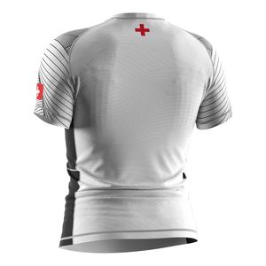 Rashguard à manches courtes de protection solaire UPF50+ Elite National Suisse pour le surf, la natation, le MMA, le grappling - Product Image 2