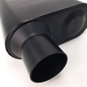 Phổ 2.5 inch duy nhất Exit 304 thép không gỉ xe trung silencer Muffler xả - Product Image 3