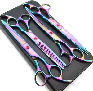 High Quality Hot Selling Professional Steel Barber Salon Hair Cutting Scissors Set