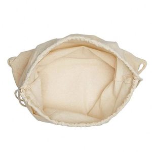 Wholesale Custom Logo Eco-Friendly Reusable Cotton Canvas <b>Drawstring</b> Bag Big Capacity String <b>Backpack</b> for Shopping and Gym - Product Image 2