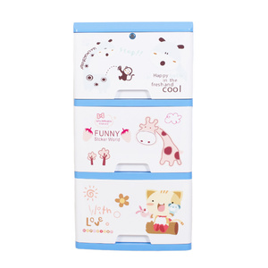 Armoire de rangement à tiroir pour bébé, élégante, en plastique, bon marché, design - Product Image 4