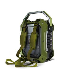 Haut-parleur portable SHIDU de 8 pouces avec son aiguisé, FM, étanche, pour l'extérieur, avec microphones, haut-parleur sans fil - Product Image 2