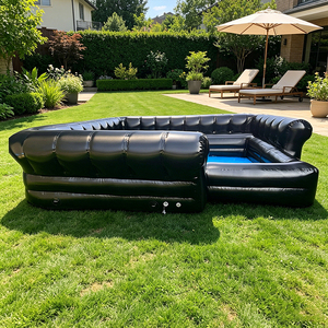 WINSUN Bar de <span class=keywords><strong>piscine</strong></span> gonflable commercial durable avec sièges intégrés pour événements extérieurs, fêtes pour adultes, <span class=keywords><strong>location</strong></span> et entreprises - Product Image 2