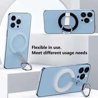Support de téléphone portable portable et fin avec anneau de maintien réglable et support magnétique pour iPhone 17 et tous les téléphones