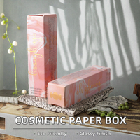 Boîte cadeau pliable en acrylique pour emballage cosmétique, impression personnalisée, rigide, robuste, de qualité supérieure, vente en gros, livraison directe d'usine