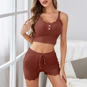Conjuntos de Pijamas para Mujer, Pijama de Verano, Ropa de Dormir Sexy para Mujer, Pantalones para Dormir, Ropa Interior para Descansar - Product Image 5