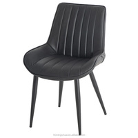 Mi siècle dinant la chaise vert silla café chaise chaise dîner stolar design moderne rembourré pelle en métal doré chaise rétro