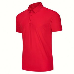 Design OEM/ODM Custom Brand Solid Blank Golf T Shirt Business Plain Polyester Quick Dry-Fit Work Uniform Unisex Polo Shirt - Product Image 6