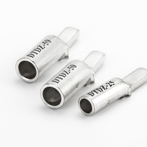 Terminales de Cobre y Terminales Desnudos Estándar con Recubrimiento de Estaño para Crimpar Cables en Equipos de Potencia, Inserción de Pines, Lámina Crimpada - Product Image 2