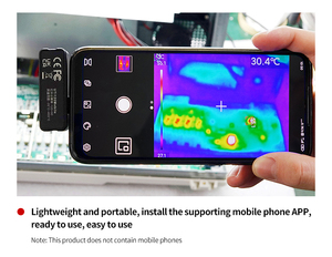 UTi120 กล้องถ่ายภาพอินฟราเรดแบบพกพา 10800 พิกเซลสำหรับโทรศัพท์แอนดรอยด์ประเภท-C พร้อมการบันทึกวิดีโอเครื่องถ่ายภาพความร้อนแบบเทอร์โมกราฟิก UT - Product Image 4