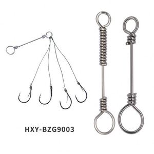 Acier inoxydable Pivotant Stinger Pêche Leurre Connecteur Ressort Serrure <span class=keywords><strong>Snap</strong></span> Carpe Pêche Explosif Crochet Pivotant Connecteur Clip - Product Image 1